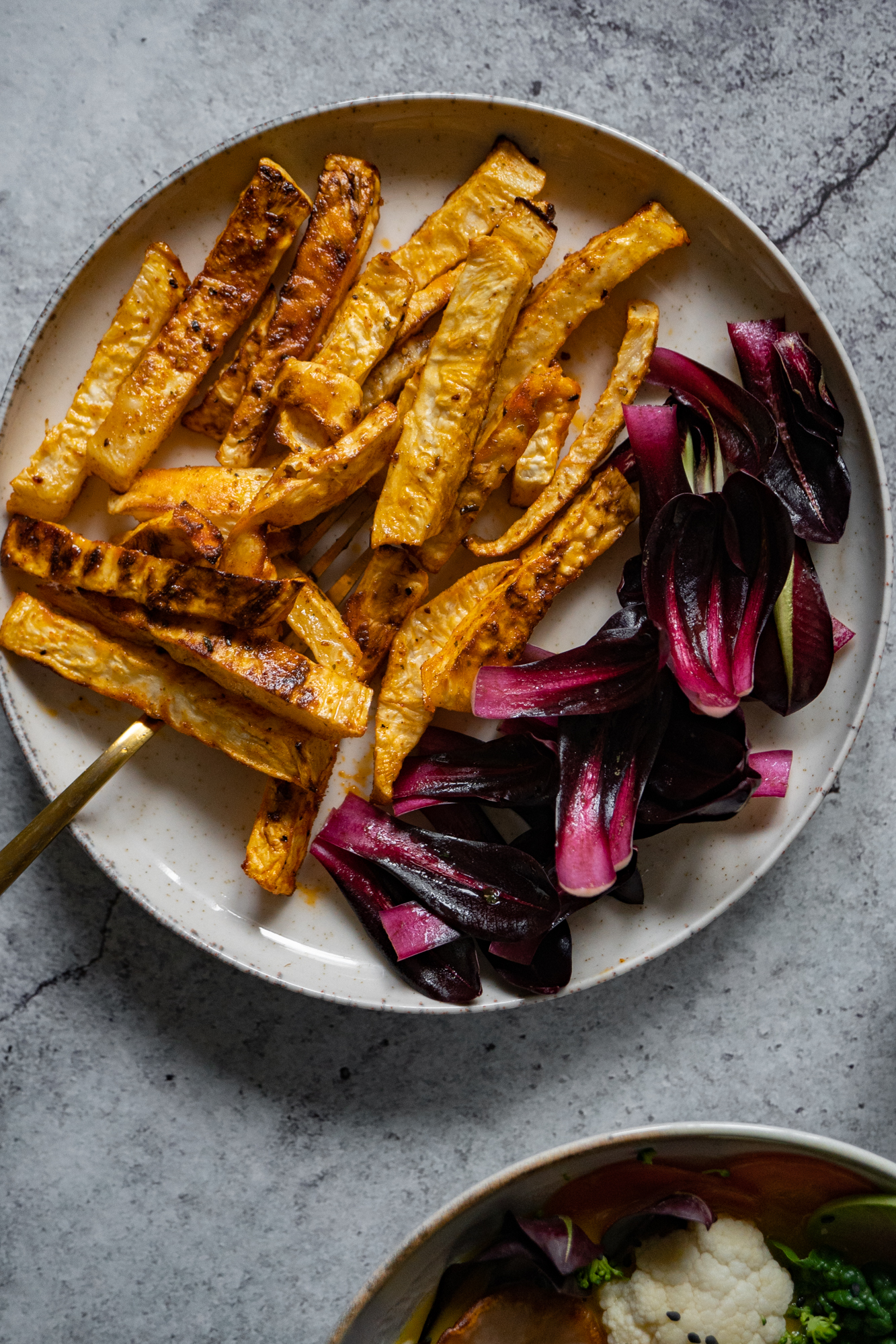 frites de céleri rave celeri epiche vegan super bon tendre